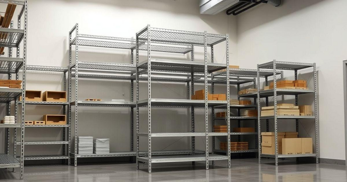 Estante gradeada inox é a solução ideal para organização e praticidade