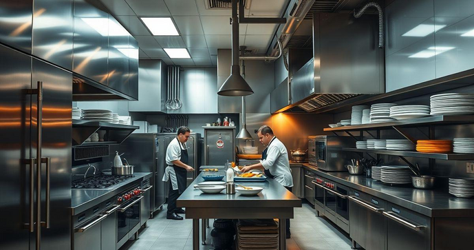 Projeto de Cozinha Industrial: Dicas para Planejar um Espaço Funcional e Eficiente Projeto de Cozinha Industrial: Dicas para Planejar um Espaço Funcional e Eficiente
